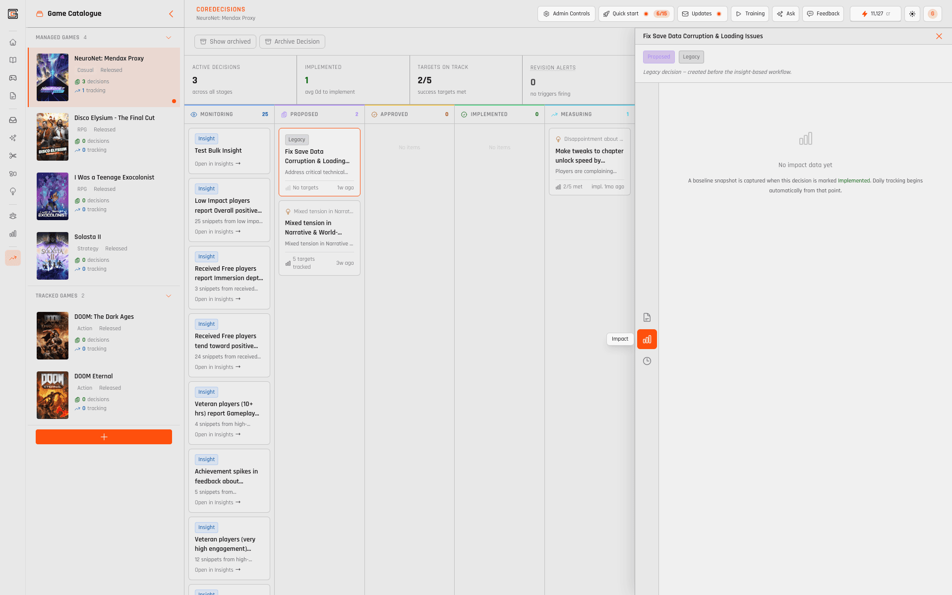 CoreProfile — PLAYERS AREN'T A SEGMENT SLIDE. — THEY'RE A GRAPH. — Feeds decisions and reports